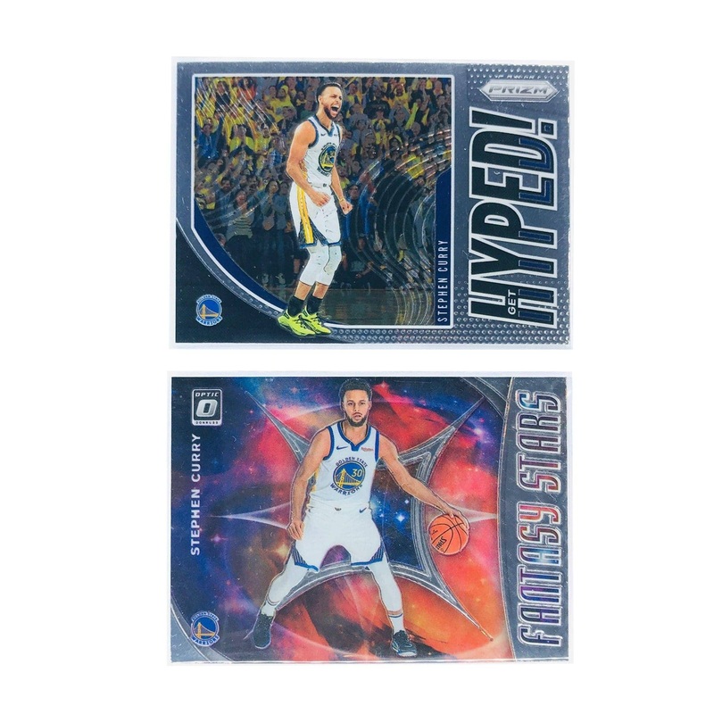 Steph Curry Golden State Warriors 19-20 Panini NBA 2 Card Premium Insert Set