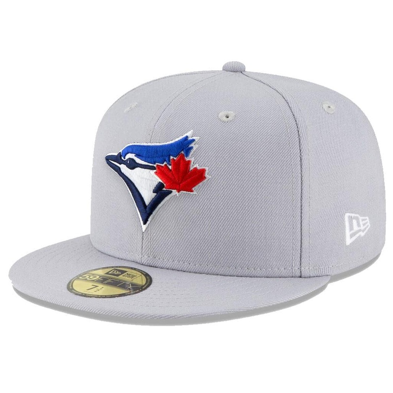 Toronto Blue Jays New Era MLB Team 59FIFTY Fitted Hat – Grey