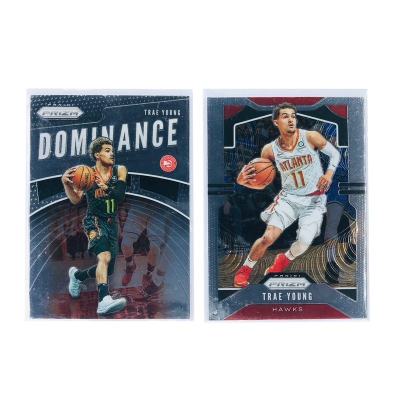 Trae Young Atlanta Hawks 19-20 Panini NBA Prizm 2 Card Set