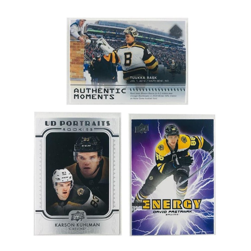 Boston Bruins Upper Deck NHL 3 Insert Card Set