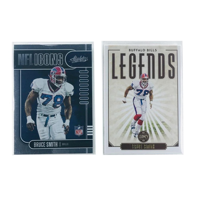 Bruce Smith Buffalo Bills Panini NFL 2 Card Insert Set