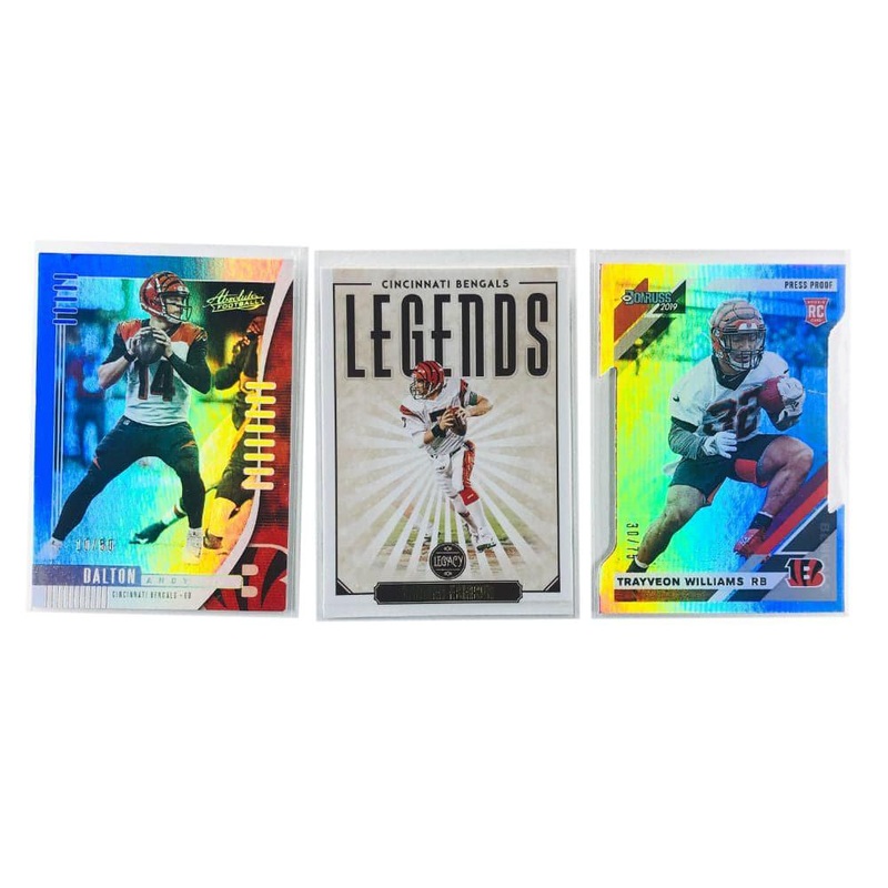 Cincinnati Bengals Panini NFL 3 Numbered/Insert Card Set