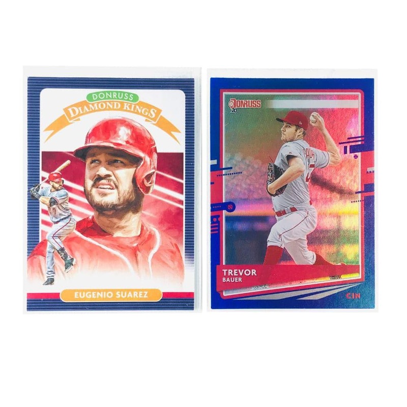 Cincinnati Reds Panini MLB 2 Insert/Parallel Card Set