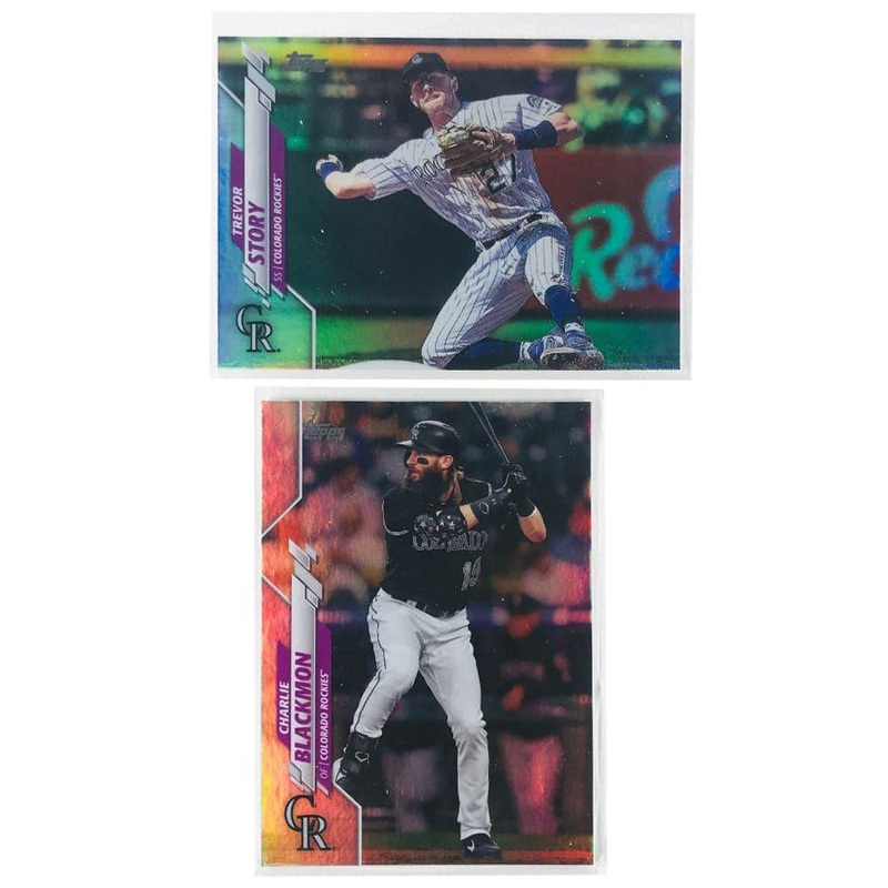 Colorado Rockies Panini MLB 2 Parallel Foil Card Set