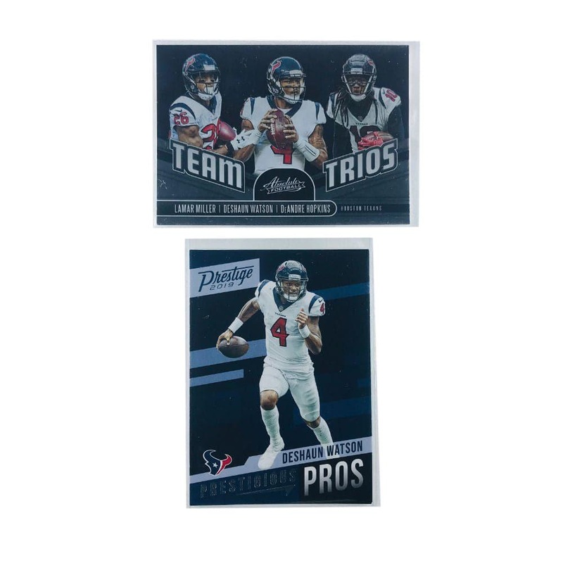 Deshaun Watson Houston Texans 2019 Panini NFL 2 Card Insert Set