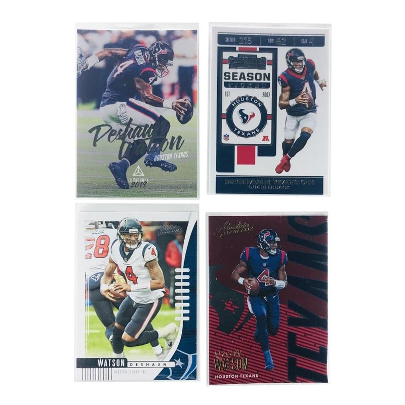 Deshaun Watson Houston Texans 2019 Panini NFL 4 Base Card Set