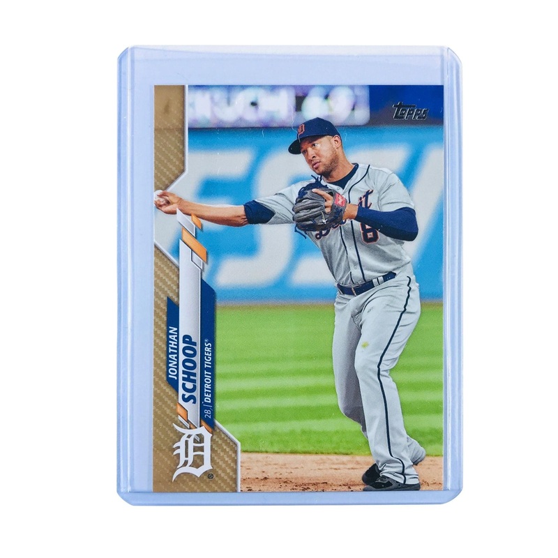 Jonathan Schoop Detroit Tigers Topps 2020 MLB Gold Parallel /2020 Card