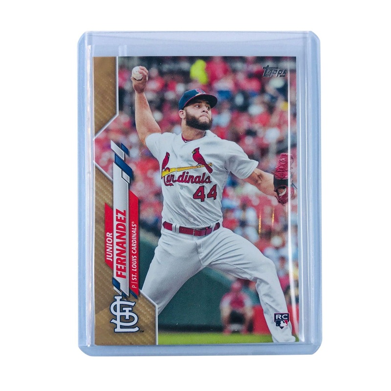 Junior Fernandez St. Louis Cardinals Topps 2020 MLB Gold Parallel /2020 Rookie Card