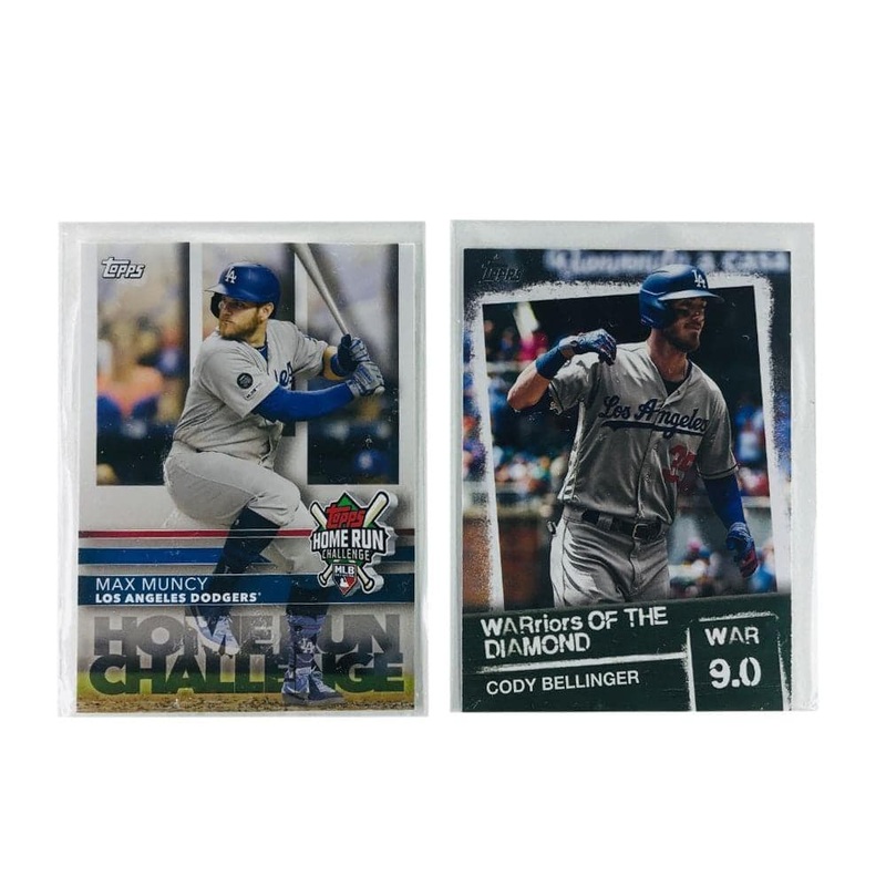 Los Angeles Dodgers Topps 2020 MLB 2 Card Insert Set