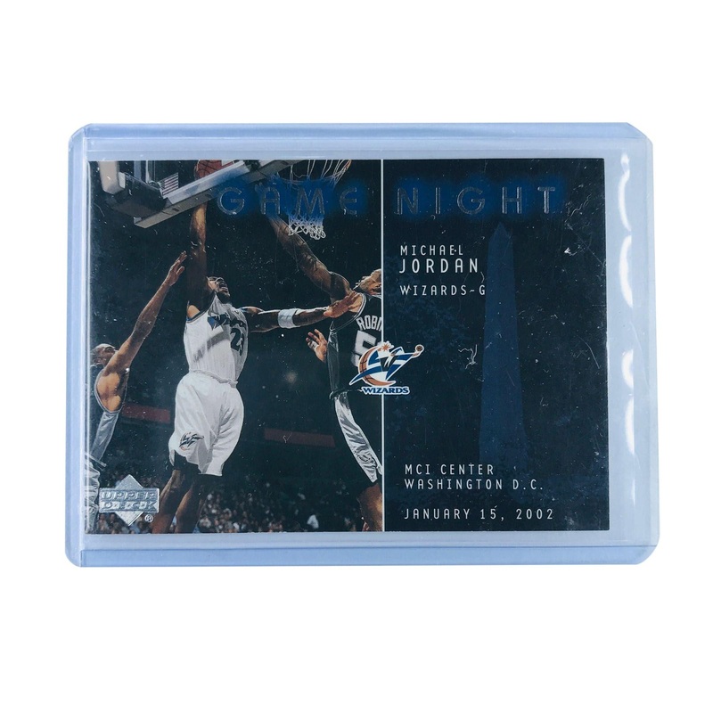 Michael Jordan Washington Wizards Upper Deck NBA Game Night GN12 Insert Card