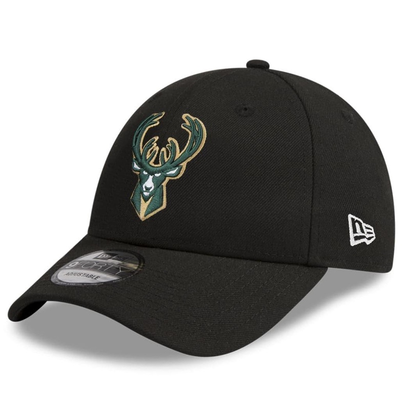 Milwaukee Bucks New Era NBA Team 9FORTY Snapback Hat – Black