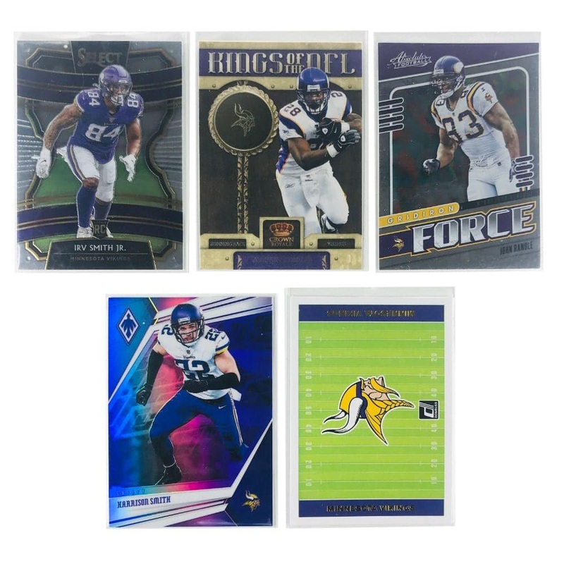 Minnesota Vikings Panini NFL 5 Rookie & Insert Card Set