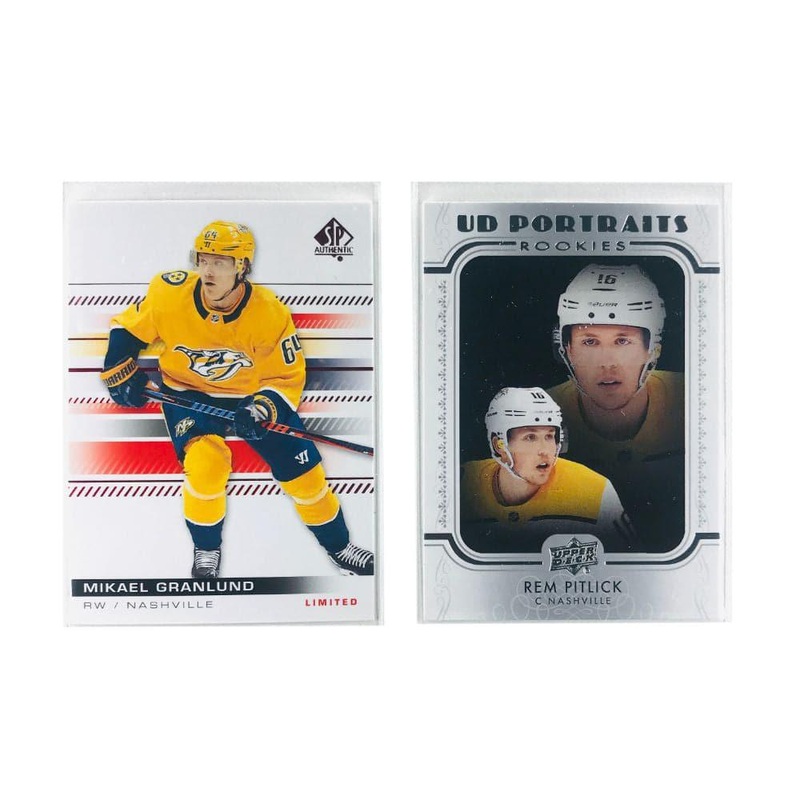 Nashville Predators Upper Deck NHL 2 Insert Card Set