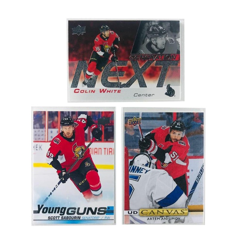 Ottawa Senators Upper Deck NHL 3 Insert Card Set