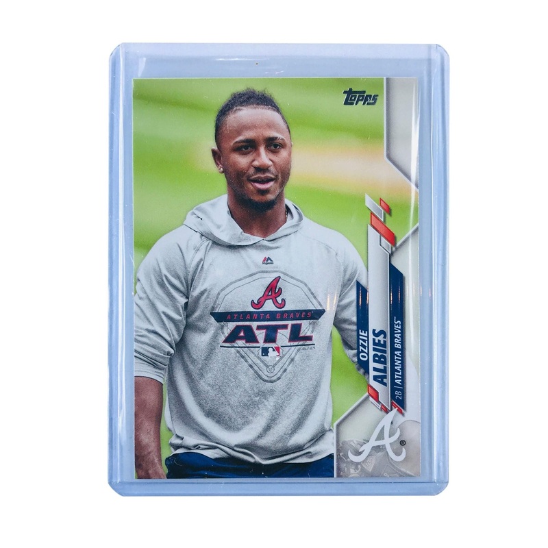 Ozzie Albis Atlanta Braves Topps 2020 MLB Photo Variation SP 480 Card