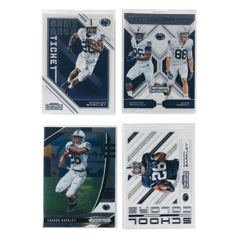 Saquon Barkley Penn State Nittany Lions Panini NFL 4 Card Set