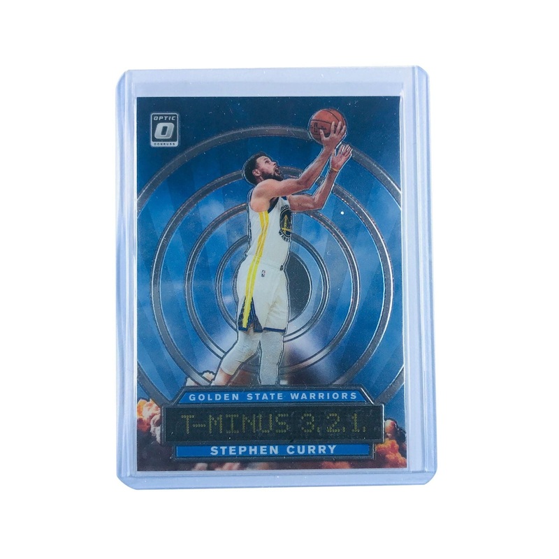 Stephen Curry Golden State Warriors 19-20 Panini Optic NBA T-Minus Insert Card