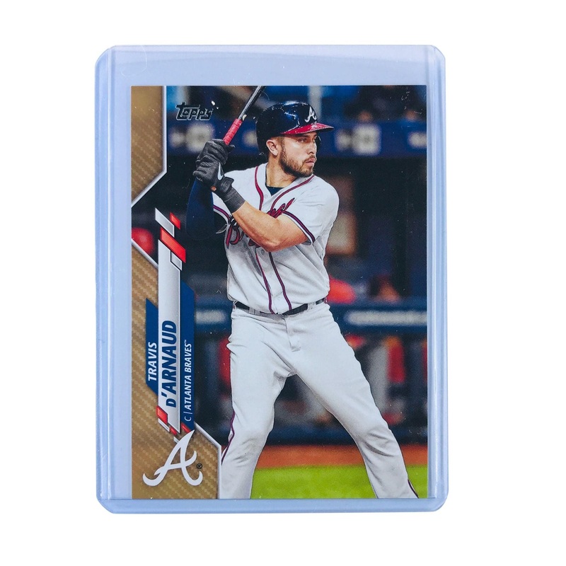 Travis D’Arnaud Atlanta Braves Topps 2020 MLB Gold Parallel /2020 Card
