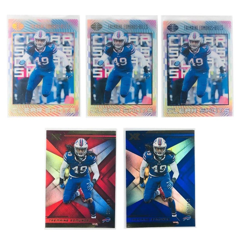 Tremaine Edmunds Buffalo Bills Panini NFL 5 Parallel/Insert Card Set