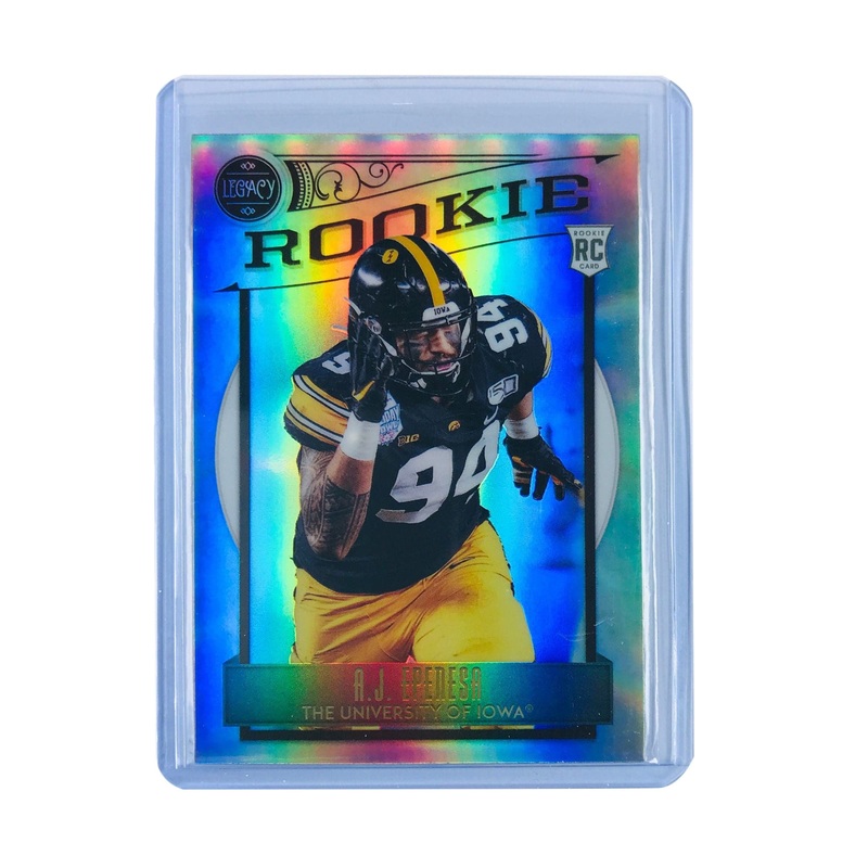 AJ Epenesa Buffalo Bills 2020 Panini Legacy NFL Rookie Premium 158 Card