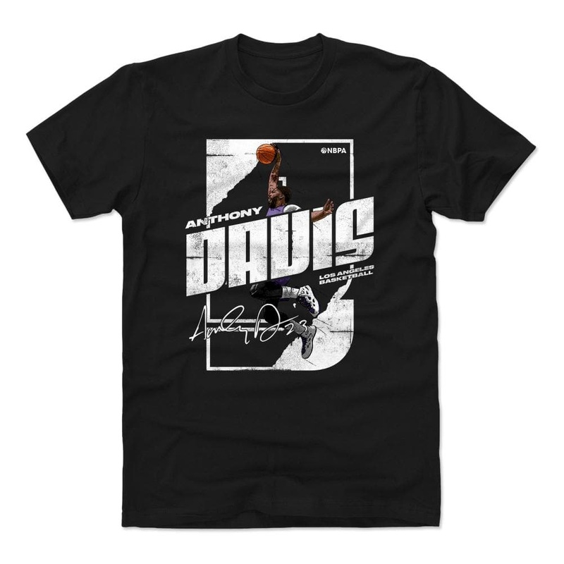 Anthony Davis Los Angeles Lakers 500 Level NBA Stretch T-Shirt – Black