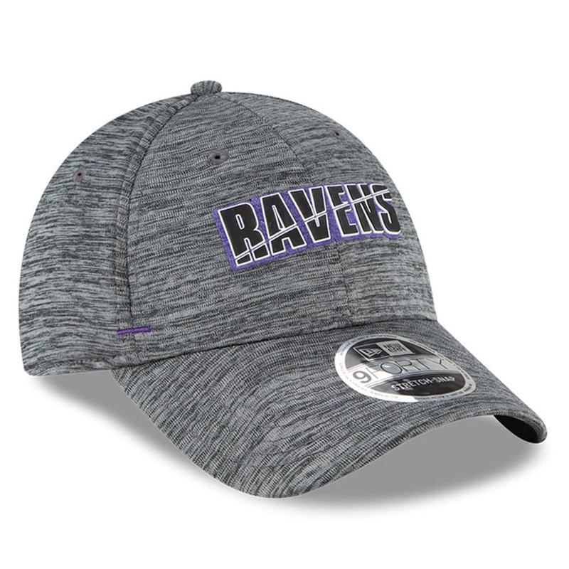 Baltimore Ravens New Era NFL 2020 Summer Sideline 9FORTY Snapback Curve Hat – Heather
