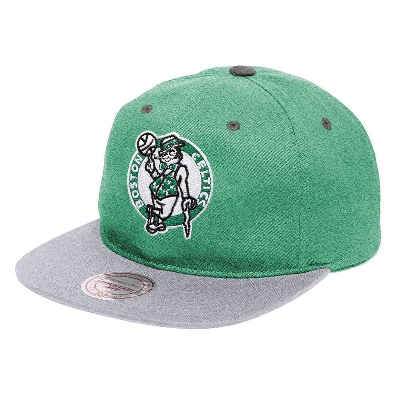 Boston Celtics Mitchell & Ness NBA Game Day Deadstock Snapback Hat – Green
