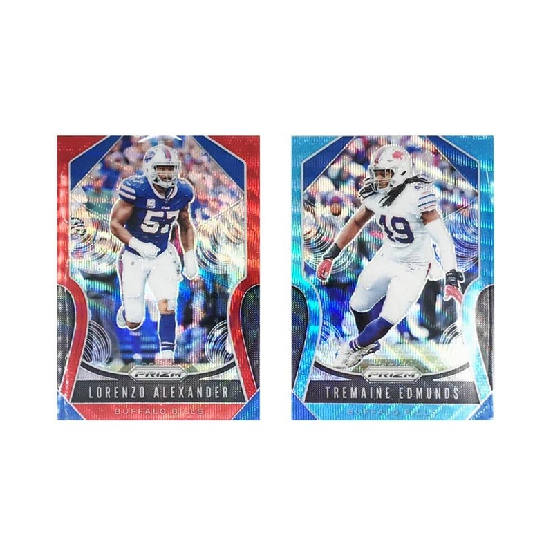 Buffalo Bills Panini NFL Prizm Parallel 2 Trading Card Set