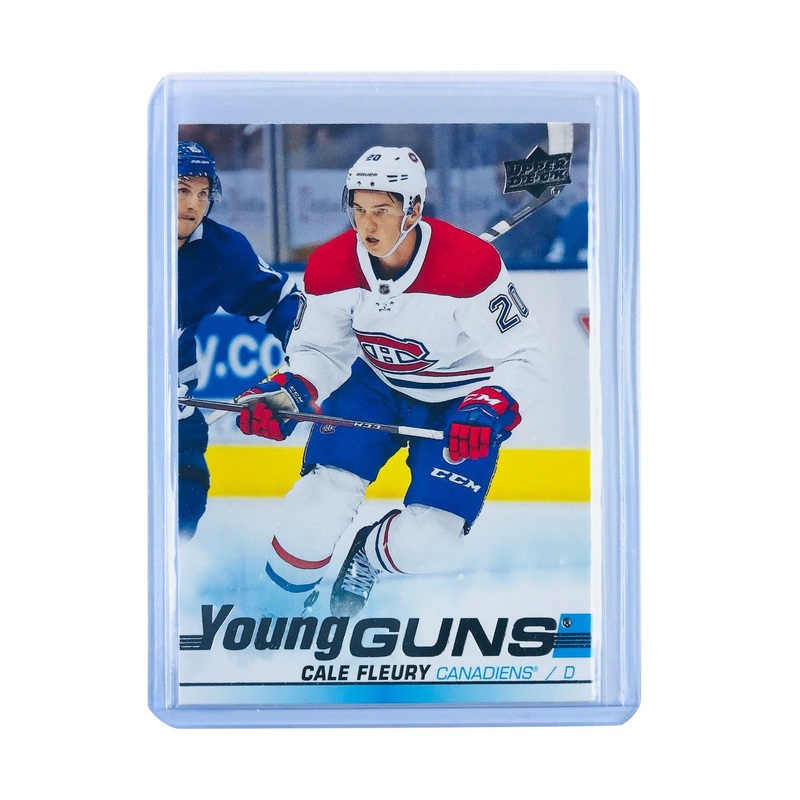 Cale Fleury Montreal Canadiens 2019-20 Upper Deck Series 1 NHL Young Guns Card