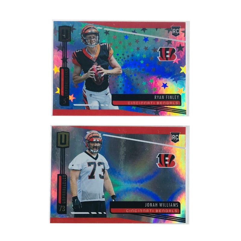 Cincinatti Bengals Panini NFL Unparalled Parallel 2 Trading Card Set