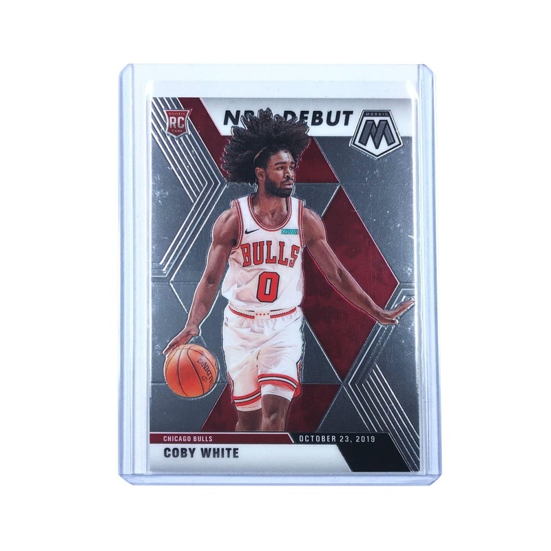 Coby White Chicago Bulls 2019-20 Panini Mosaic NBA Debut Rookie 264 Card