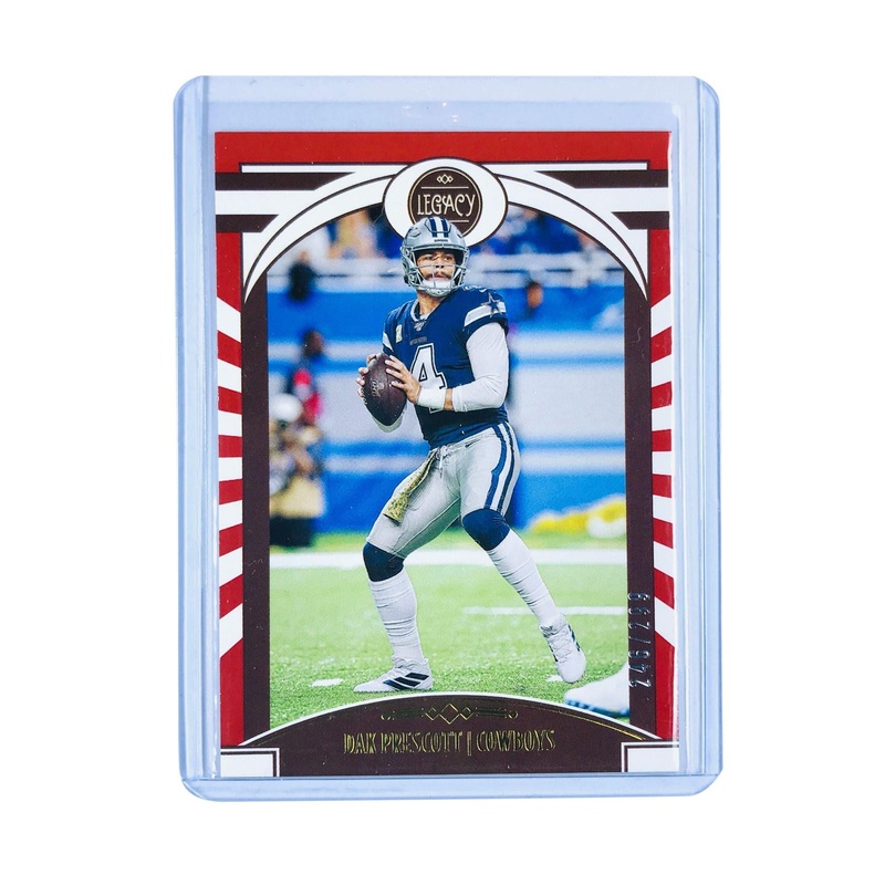 Dak Prescott Dallas Cowboys 2020 Panini Legacy 52 NFL Red /299 Card