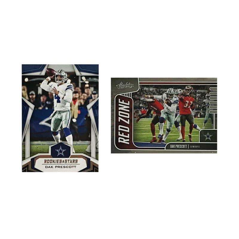 Dak Prescott Dallas Cowboys Panini NFL 2 Insert Card Set
