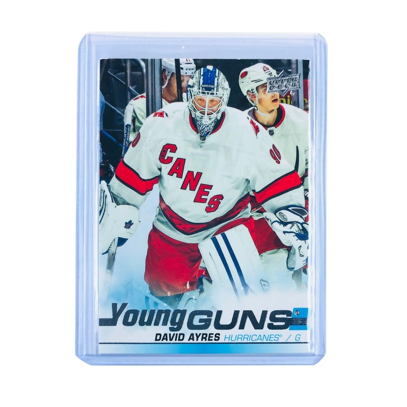 David Ayres Carolina Hurricanes 2019-20 Upper Deck 519 NHL Young Guns Card