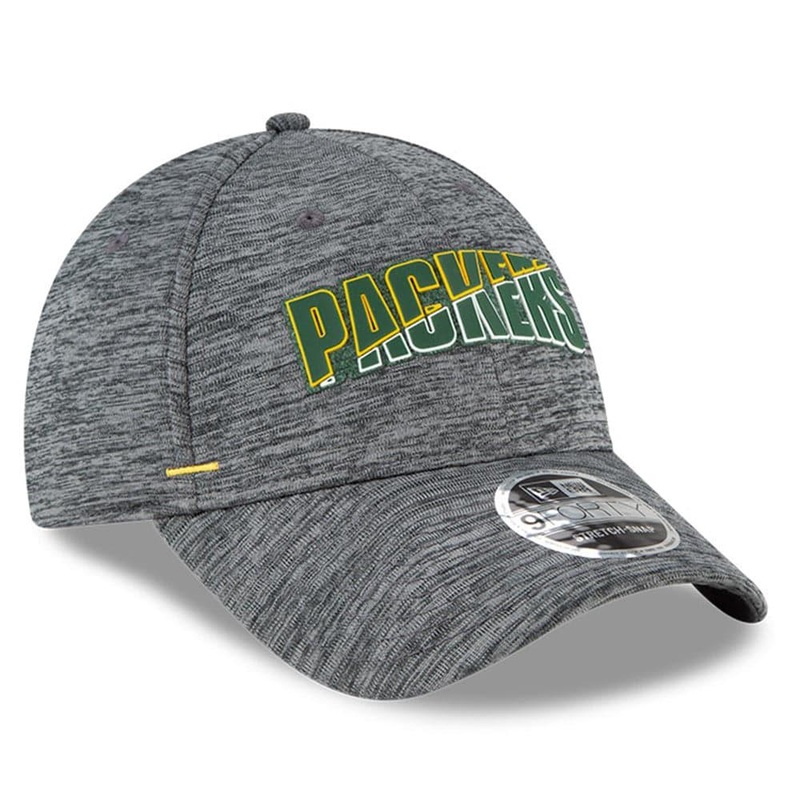 Green Bay Packers New Era NFL 2020 Summer Sideline 9FORTY Snapback Curve Hat – Heather