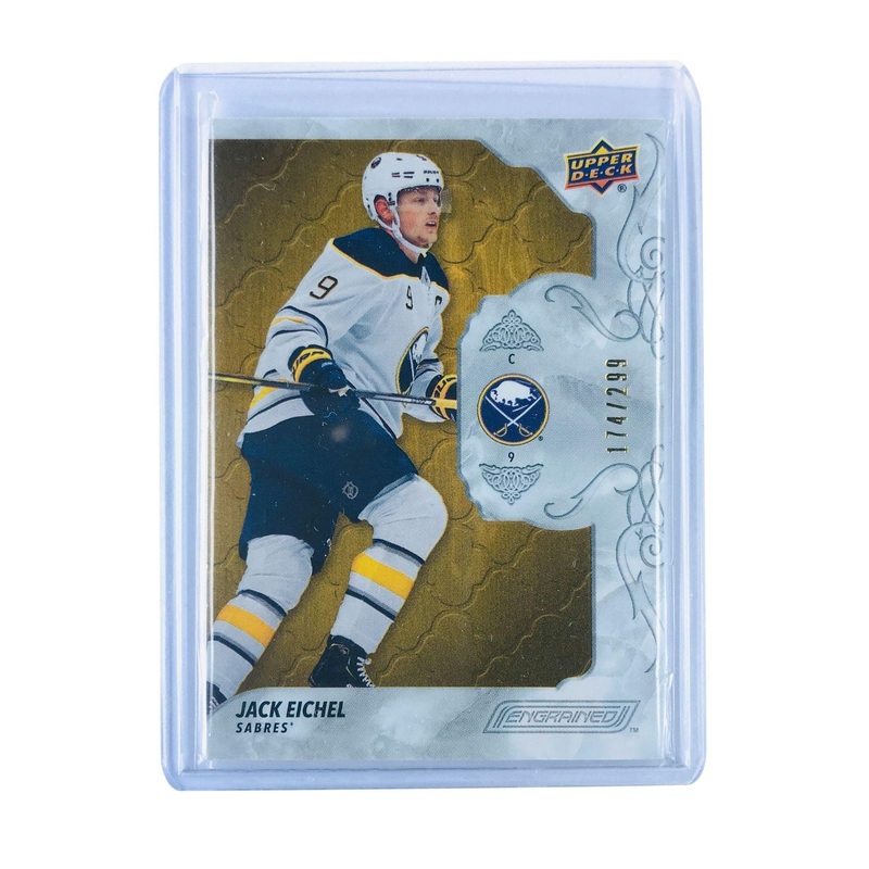 Jack Eichel Buffalo Sabres 19-20 Upper Deck Engrained NHL /299 11 Card