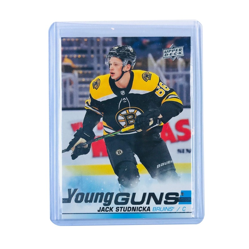 Jack Studnicka Boston Bruins 19-20 Upper Deck Series 2 NHL Young Guns Card