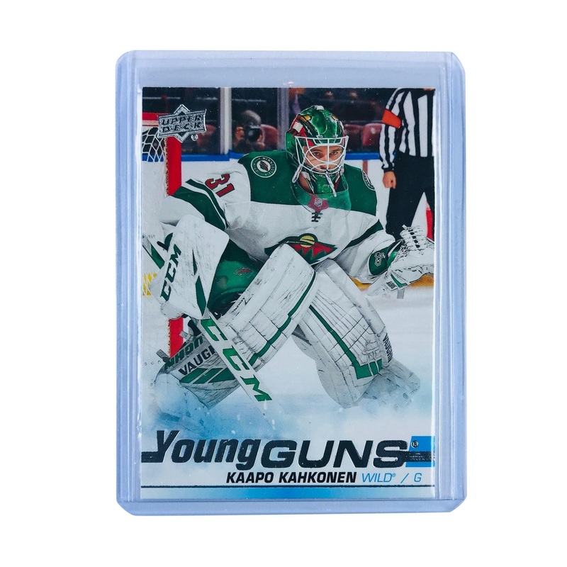 Kaapo Kahkonen Minnesota Wild 2019-20 Upper Deck Series 2 NHL Young Guns Card