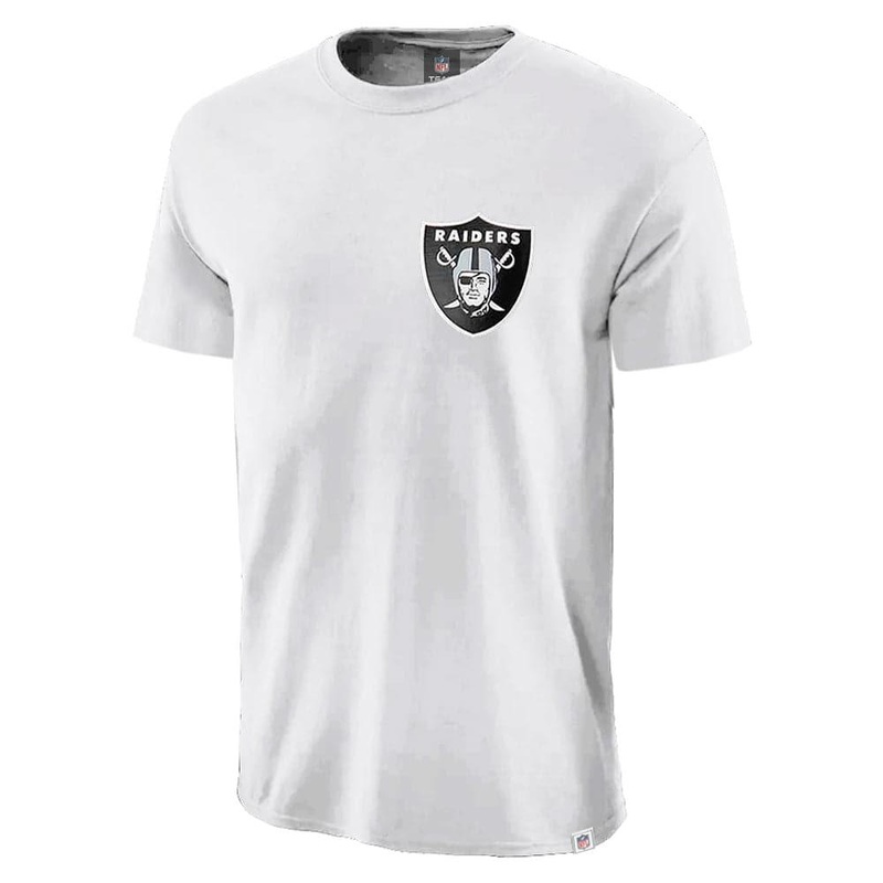 Las Vegas Raiders Majestic NFL Syngar T-Shirt – White