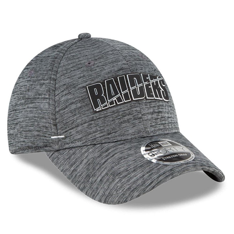 Las Vegas Raiders New Era NFL 2020 Summer Sideline 9FORTY Snapback Curve Hat – Heather