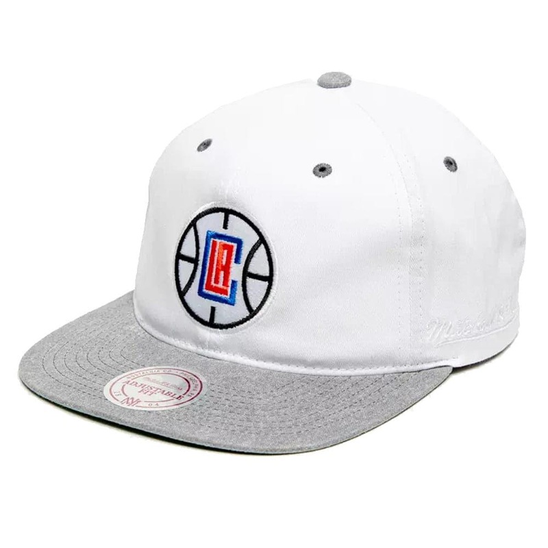 Los Angeles Clippers Mitchell & Ness NBA Game Day Deadstock Snapback Hat – White