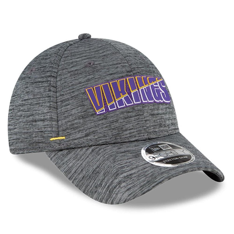 Minnesota Vikings New Era NFL 2020 Summer Sideline 9FORTY Snapback Curve Hat – Heather
