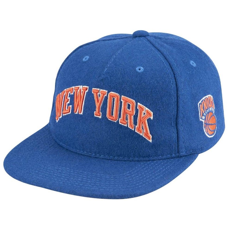 New York Knicks Mitchell & Ness NBA Classic 7 Deadstock Snapback Hat – Blue