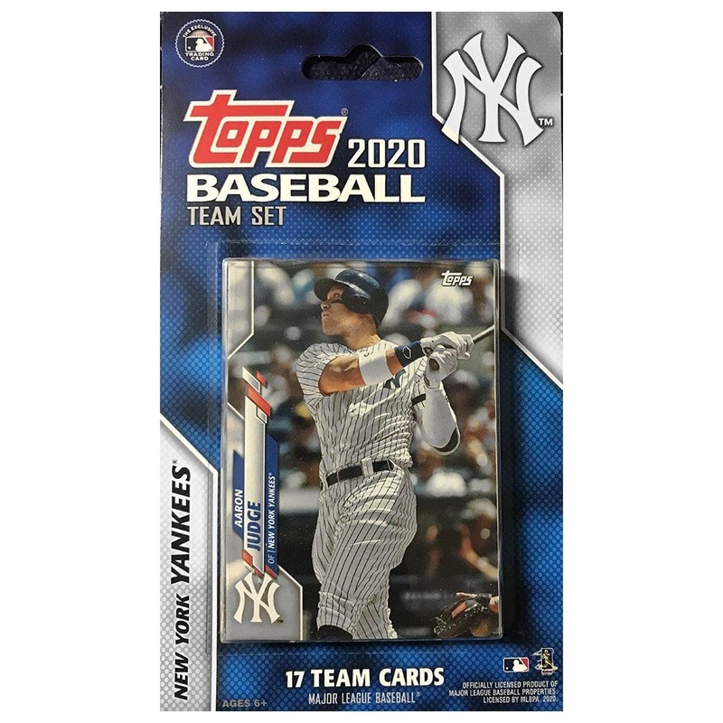 New York Yankees 2020 Topps Factory Sealed 17 Trading Card Team Set