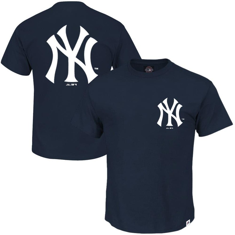 New York Yankees Majestic MLB Jeaner OG T-Shirt – Navy
