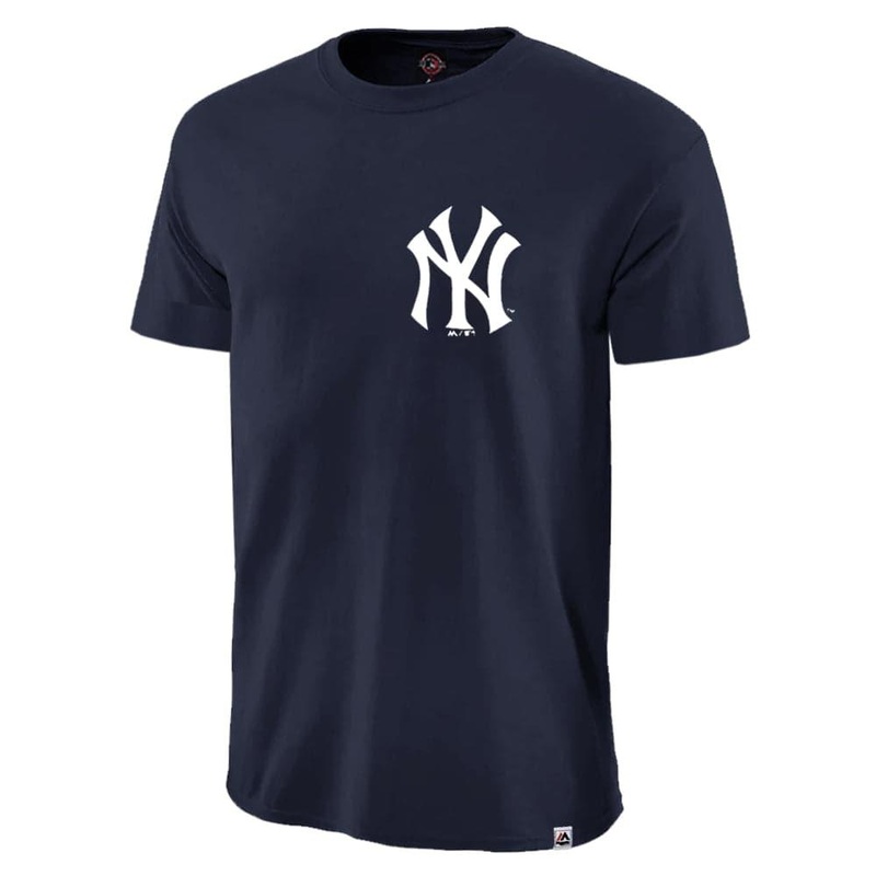 New York Yankees Majestic MLB Syngar T-Shirt – Navy