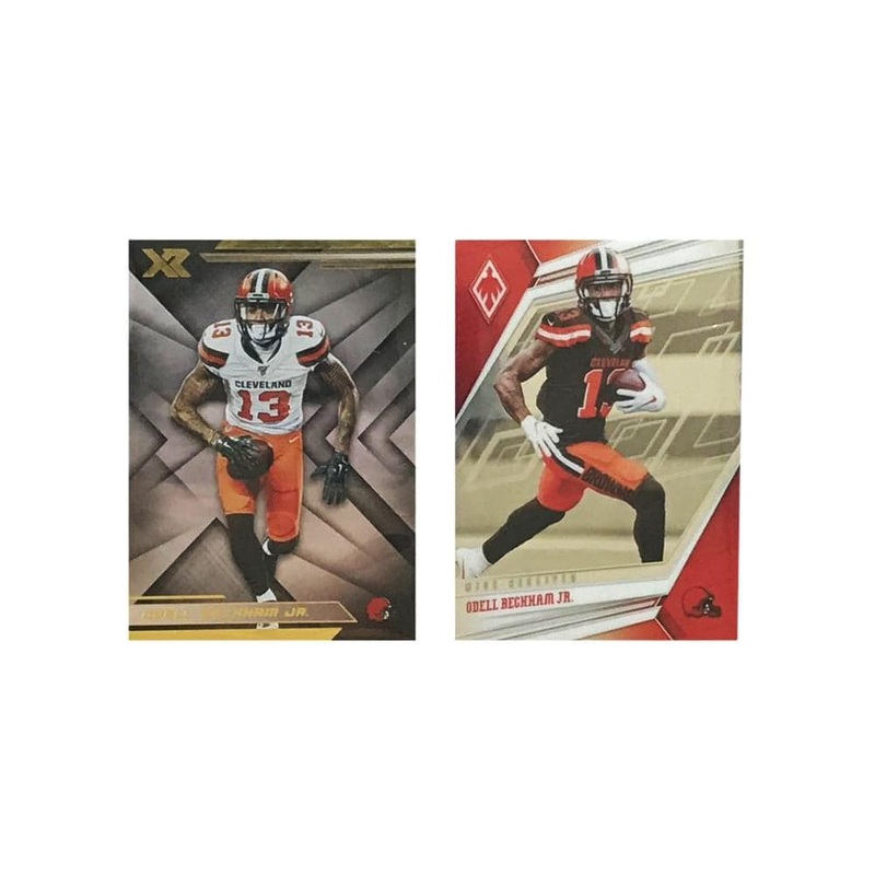 Odell Beckham Jr. Cleveland Browns Panini NFL 2 Premium Base Card Set