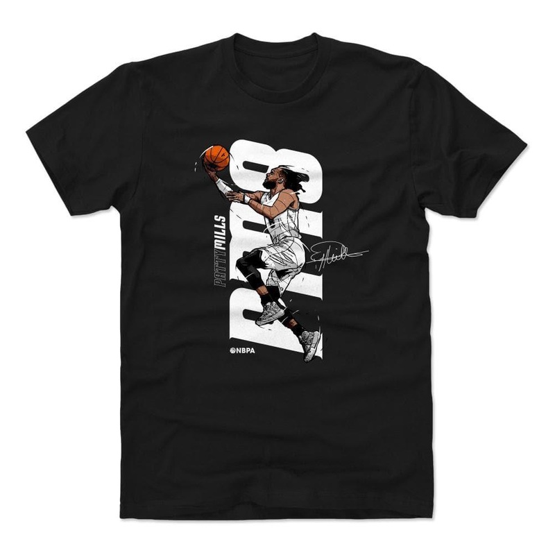 Patty Mills San Antonio Spurs 500 Level NBA Vertical T-Shirt – Black
