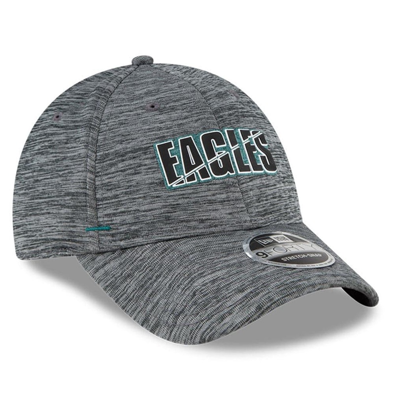 Philadelphia Eagles New Era NFL 2020 Summer Sideline 9FORTY Snapback Curve Hat – Heather