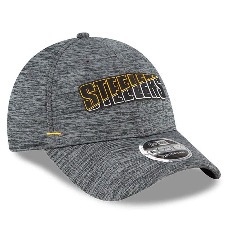Pittsburgh Steelers New Era NFL 2020 Summer Sideline 9FORTY Snapback Curve Hat – Heather